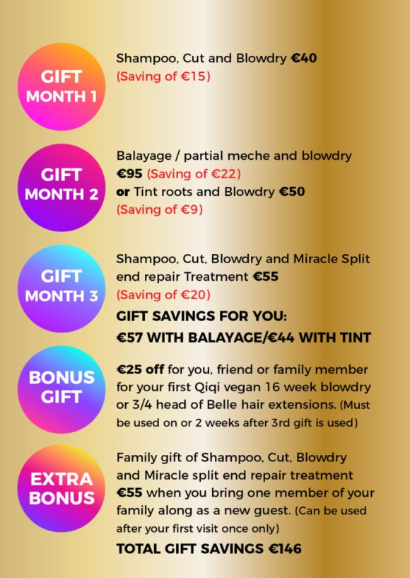 New Guest Gift Pack At House Of Colour Hair Salons In Dublin