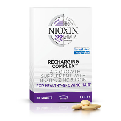 Nioxin Recharging Complex Hair Growth Supplement With Biotin