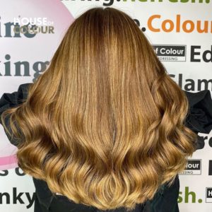 root stretch at House of Colour hairdressers, Dublin city centre