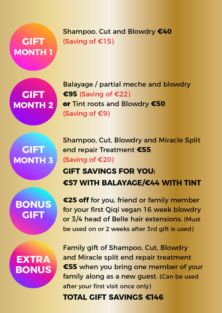 New Guest Gift Pack At House Of Colour Hair Salons In Dublin