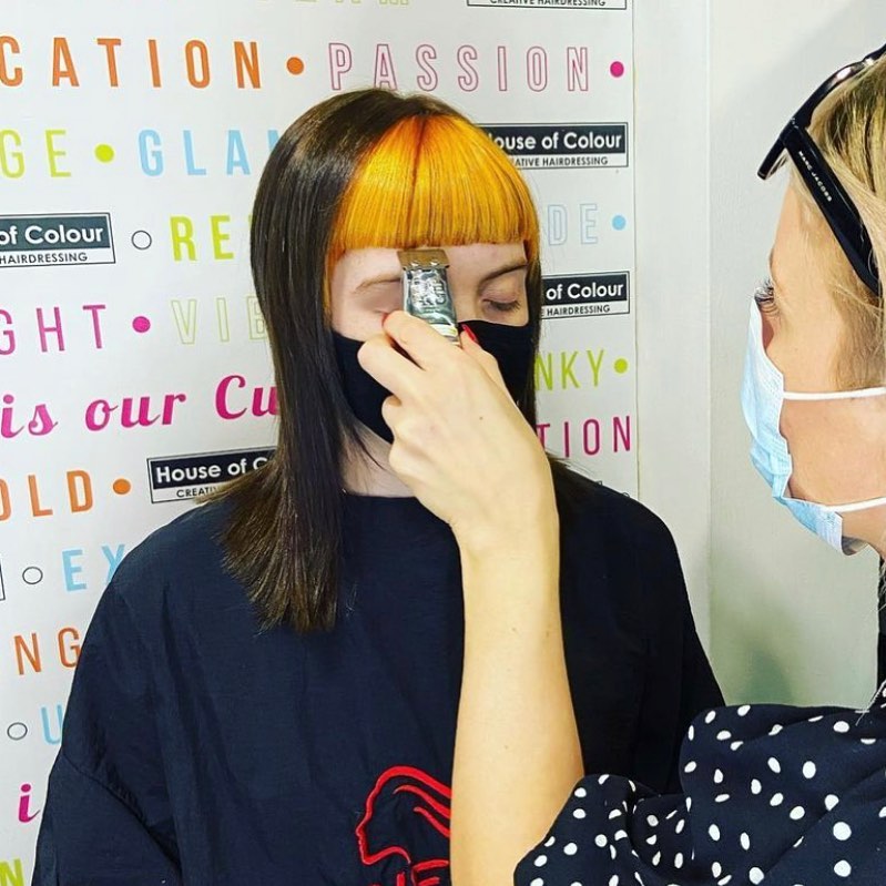 statement colour at top hair colour salons in Dublin