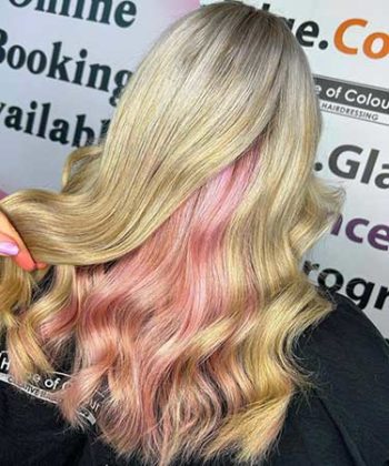 Hidden Hair Colour at House of Colour hairdressers, Dublin city centre